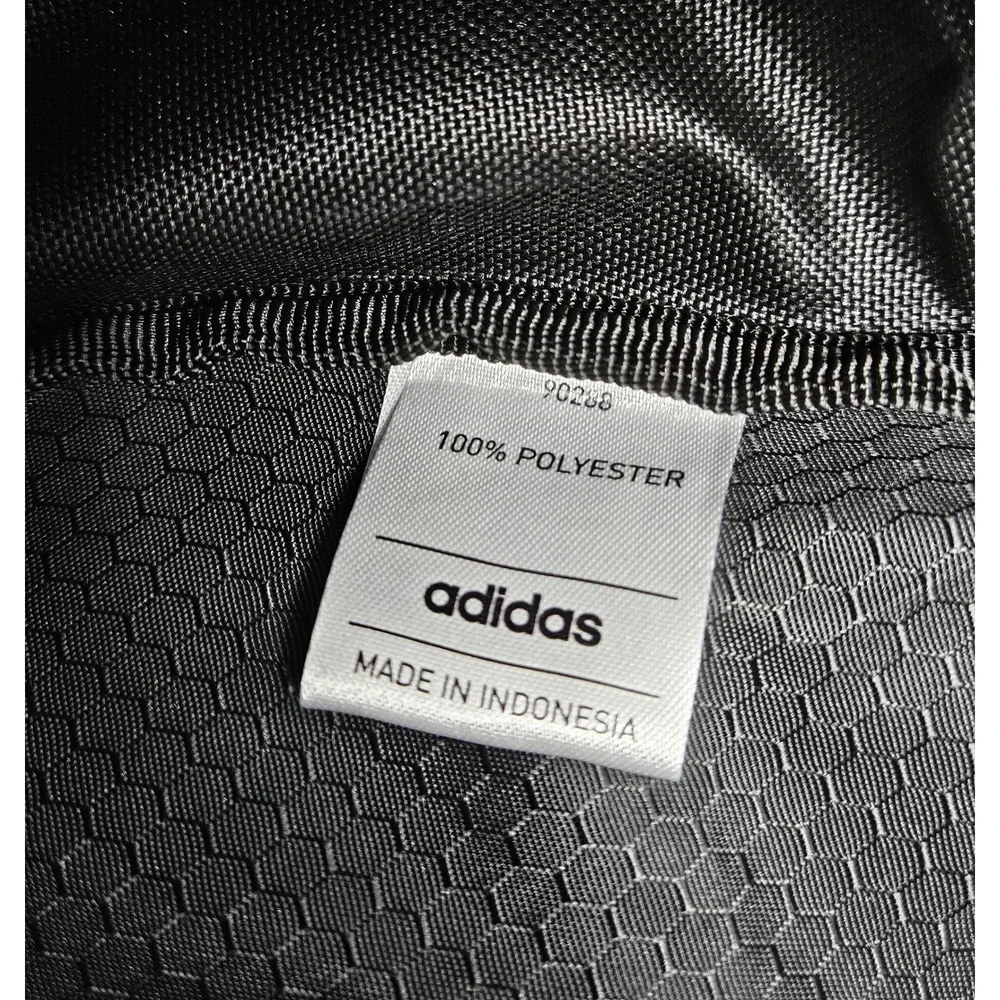 Adidas Diablo Small II Duffel Bag Black White Hex Solid Gym Travel Bag NWT